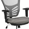 Flash Furniture Gray Draft Chair, Black Frame HL-0001-1CBLACK-LTGY-GG - alternate 3